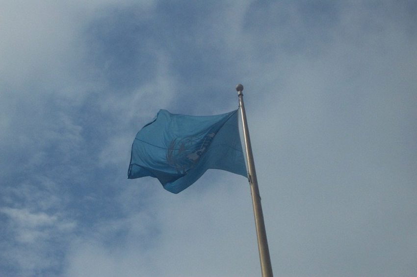 Flagge der Vereinten Naionen